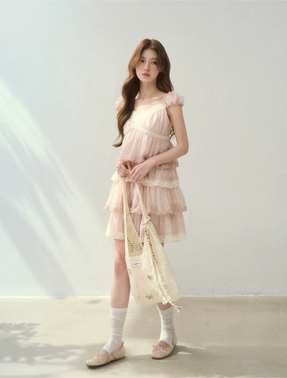 Summer Isles Tiered Dress