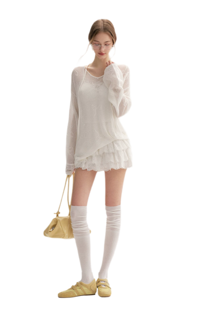 Tencel Jacquard Sun Cardigan