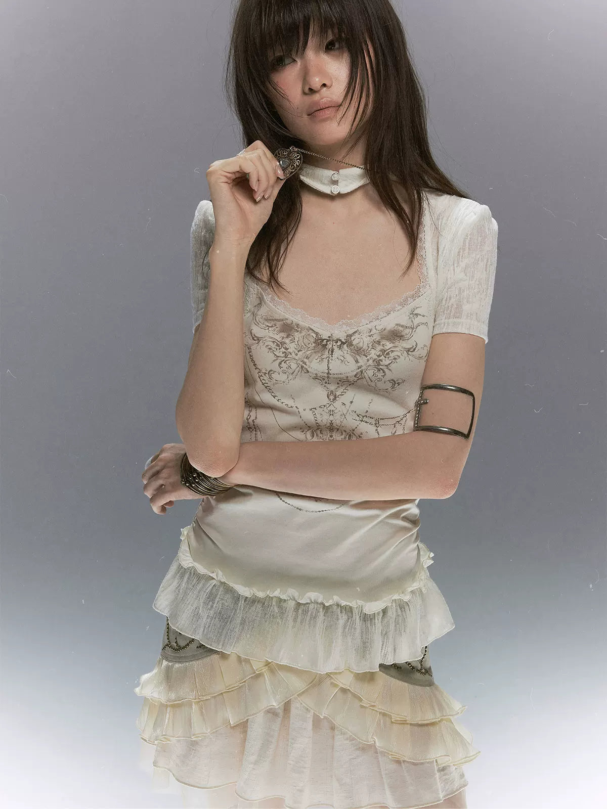 Butterbone Gothic Lace Top