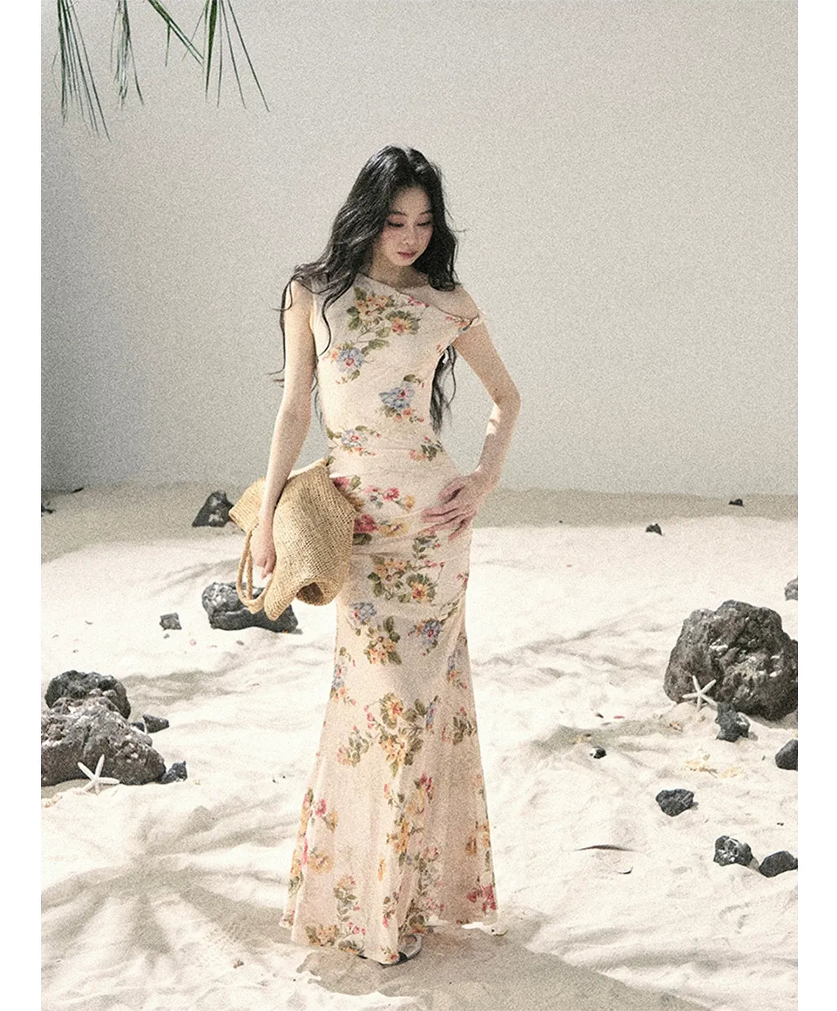 Floral Fish Tail Dress