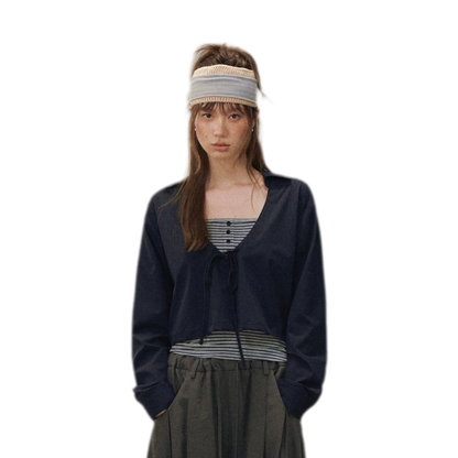 Layered V-Neck Top