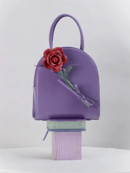 Handcrafted Ceramic Flower Bag