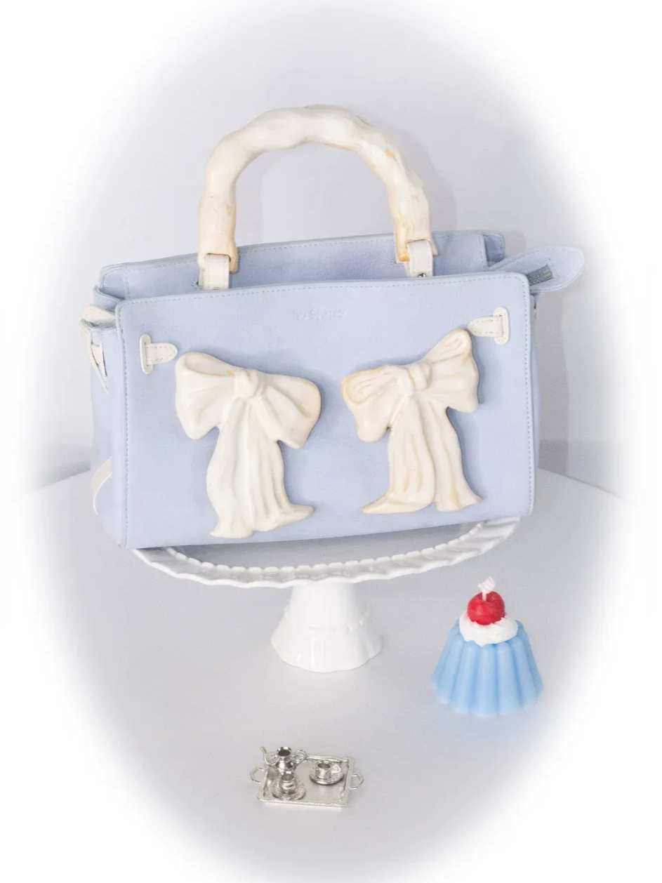 Handcrafted Ceramic Bow Bag