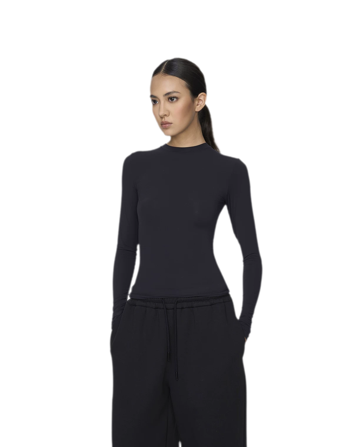 Sheer Sculpting Long Sleeve Top