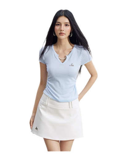 V-Neck Lyocell Tee