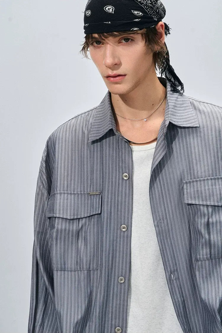 Vintage Striped Relaxed Shirt