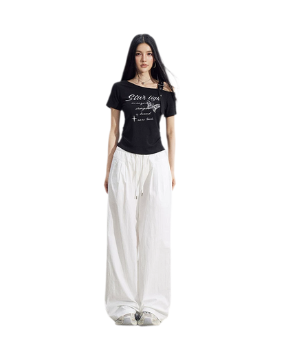 Heart Wide-Leg Pants