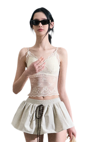 Lace Slim Cami Top