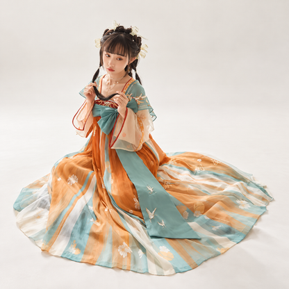 瑶遇见神鹿-王者荣耀联名 Jade Deer Encounter Embroidered Full-Length