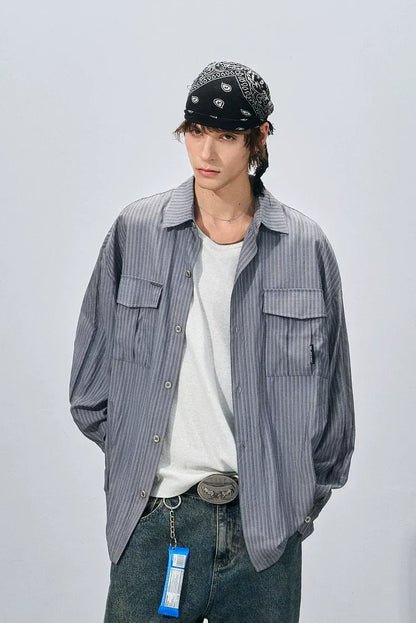 Vintage Striped Relaxed Shirt