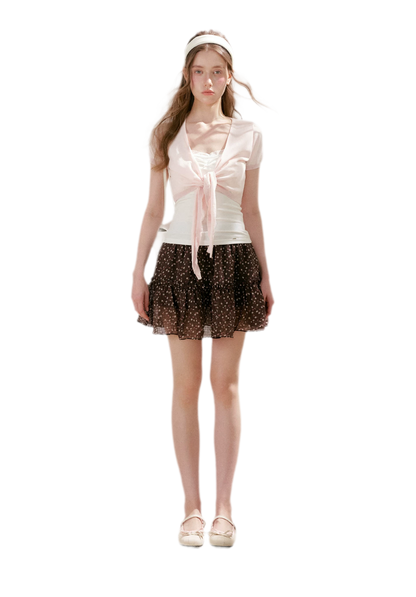 Staycation Ruffled A-Line Floral Skirt