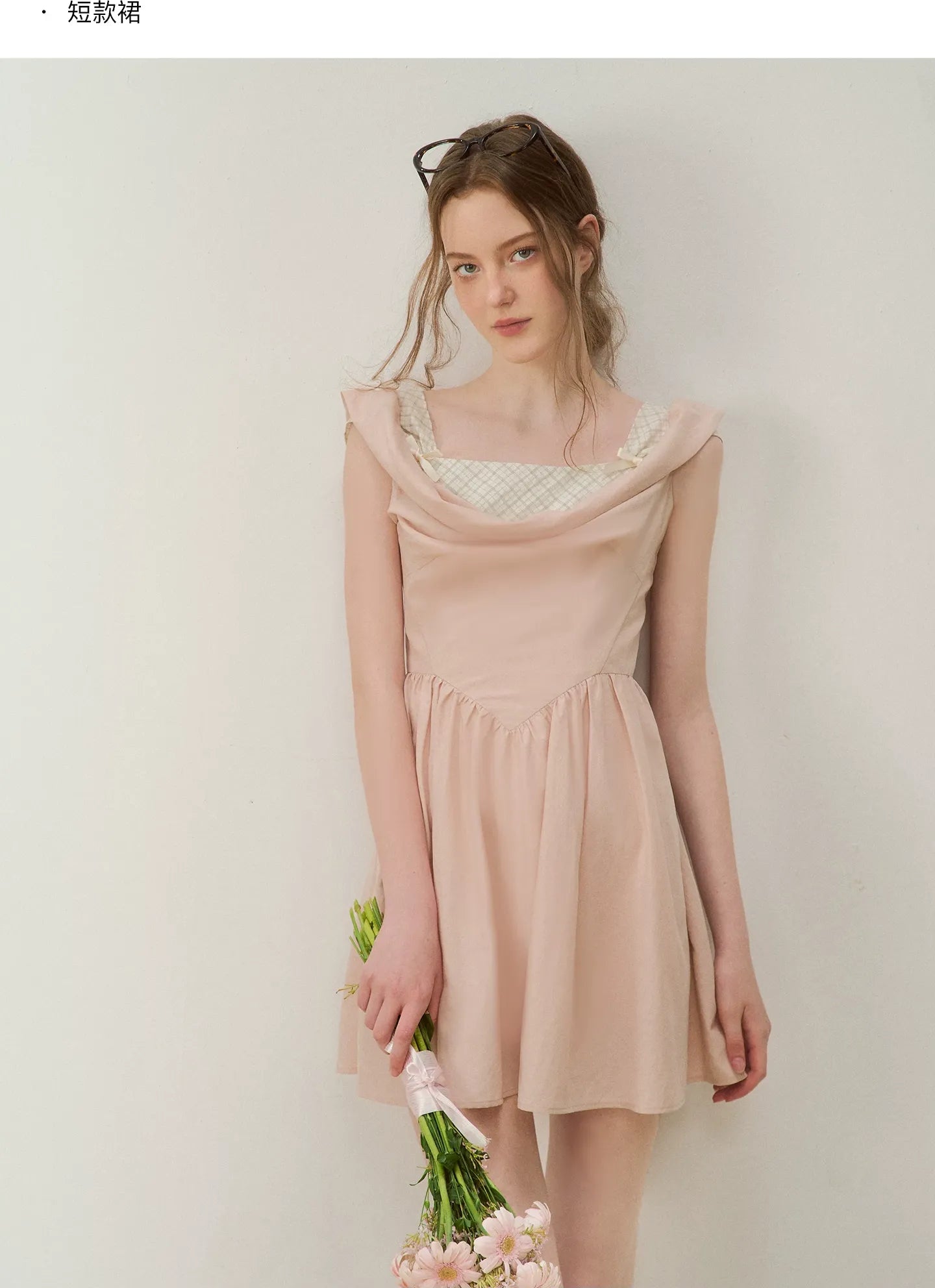 Lyocell Check Dress