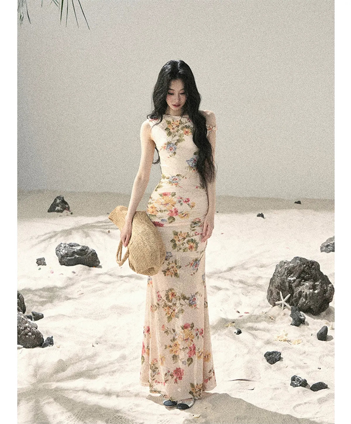 Floral Fish Tail Dress