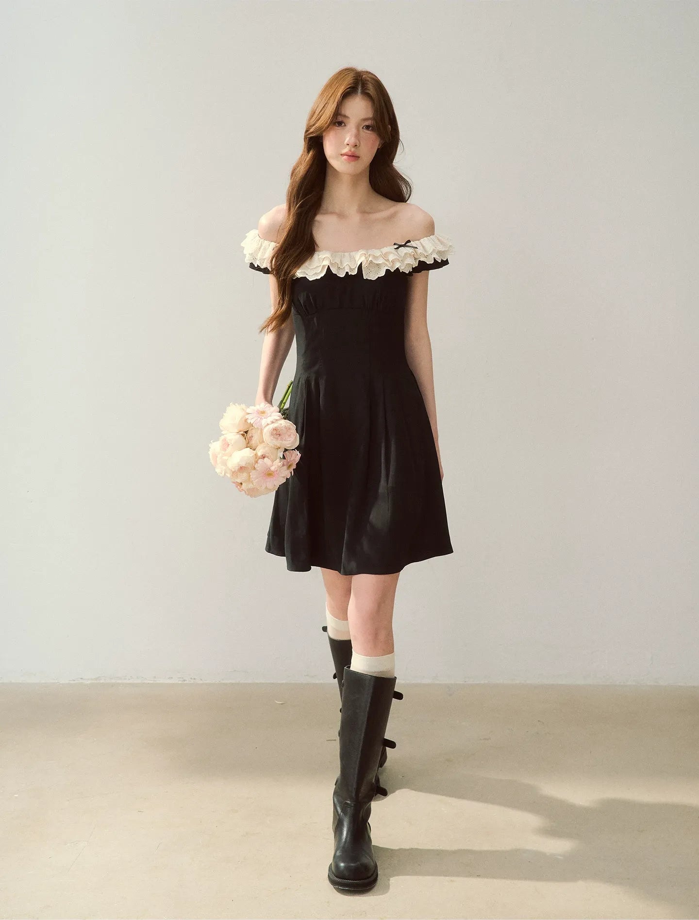 Lace Off-Shoulder Dress
