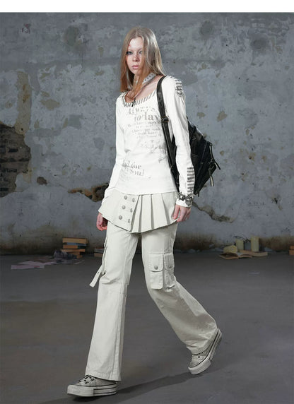 Washed Napoleon Cargo Pants