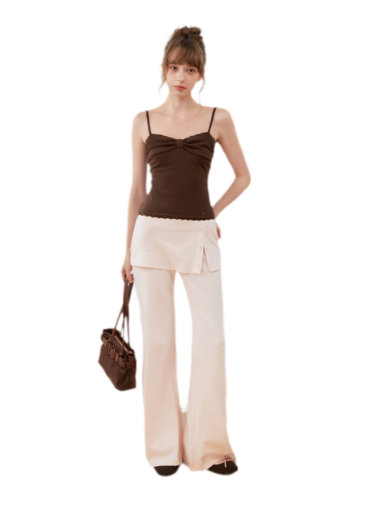 Silk Wool Wrap Knit Top