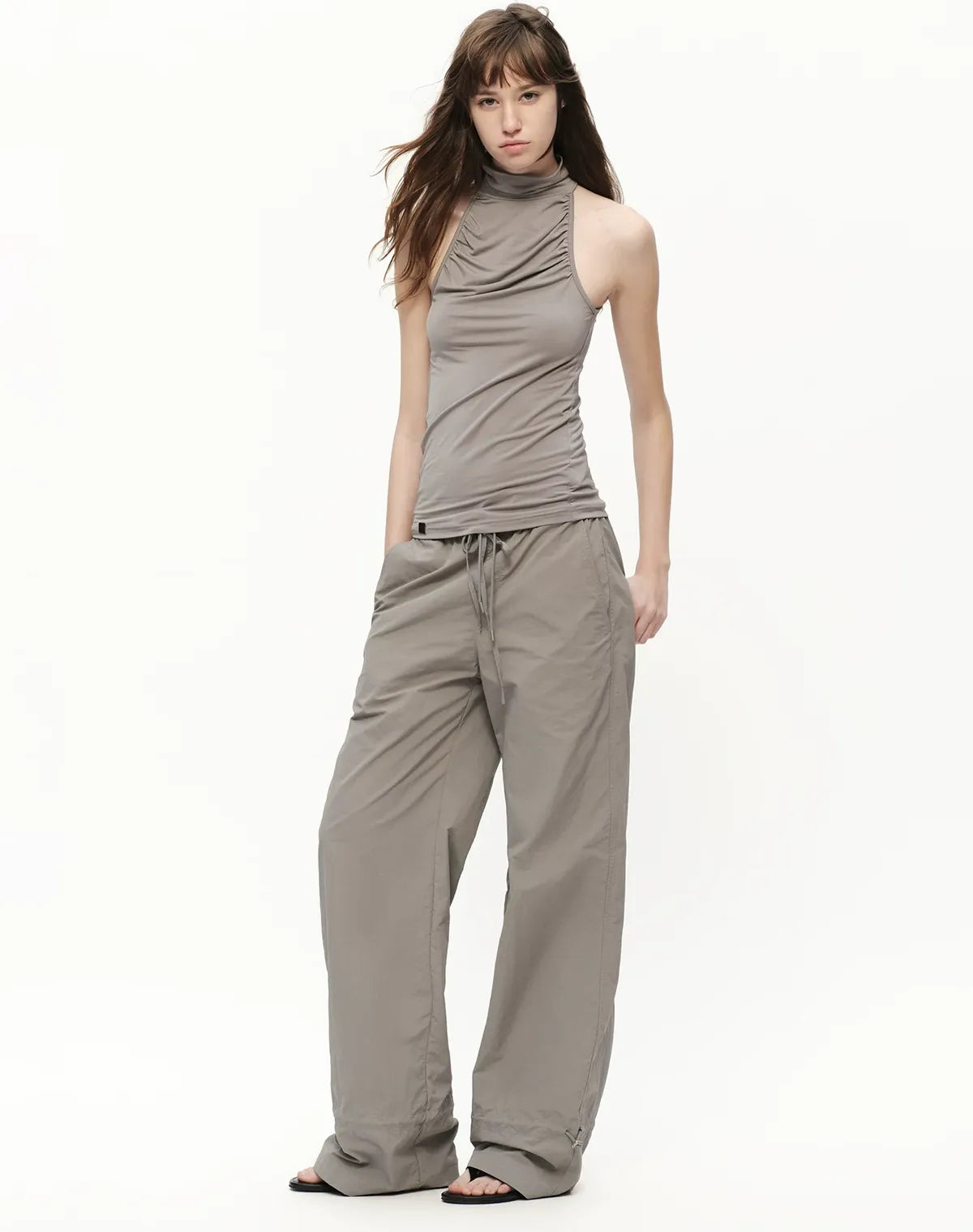 Modal Halter High Neck Tank