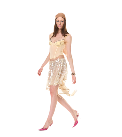 Shimmering Asymmetric Cover-Up