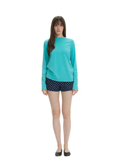 Pocket Detail Long-Sleeve T-Shirt