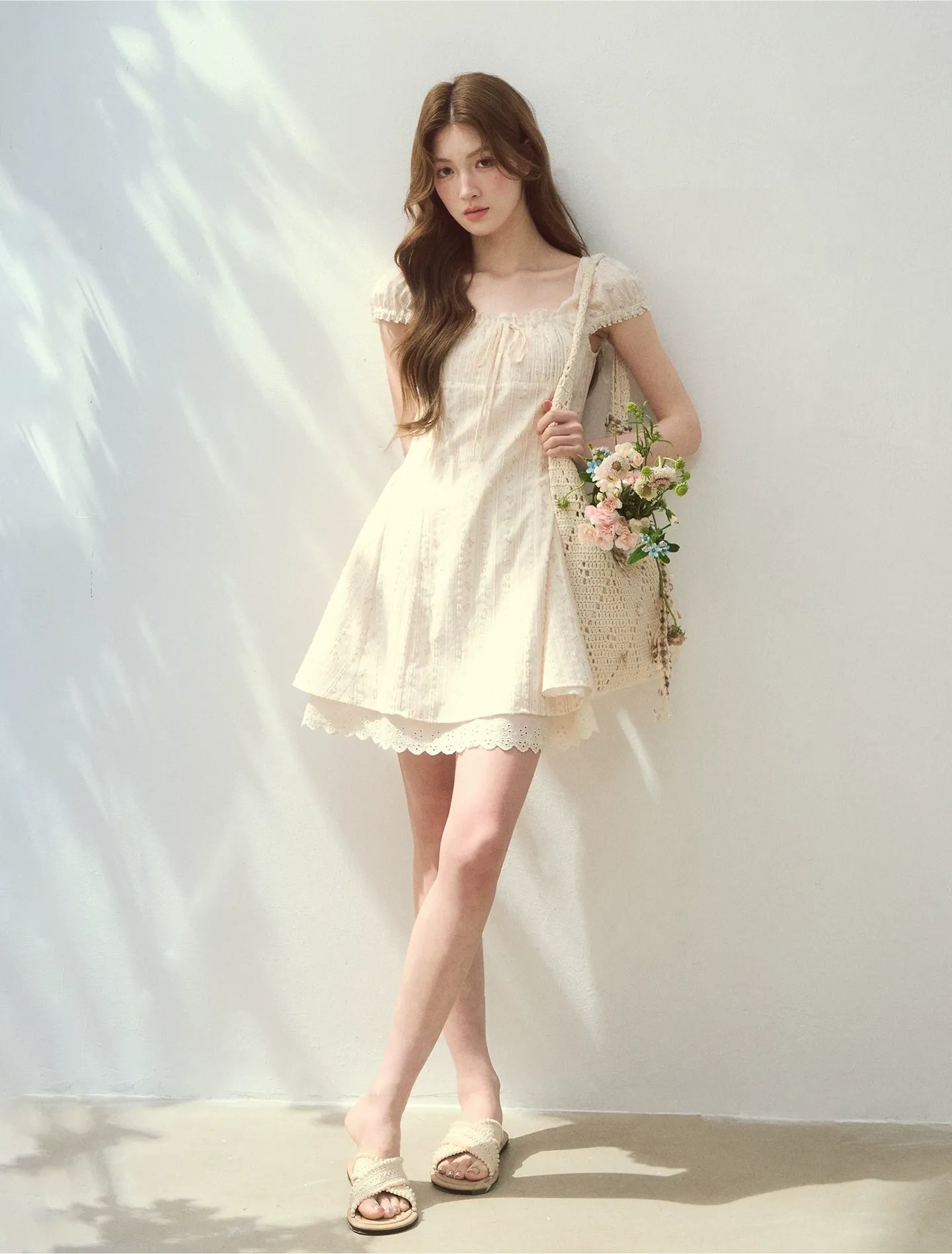 Seine Holiday Floral Dress