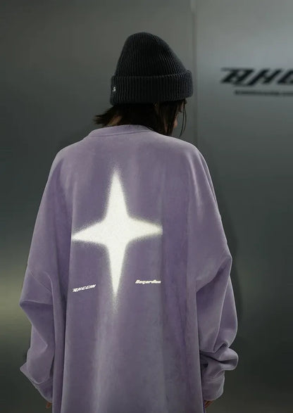 Eco Suede Oversized Sweatshirt