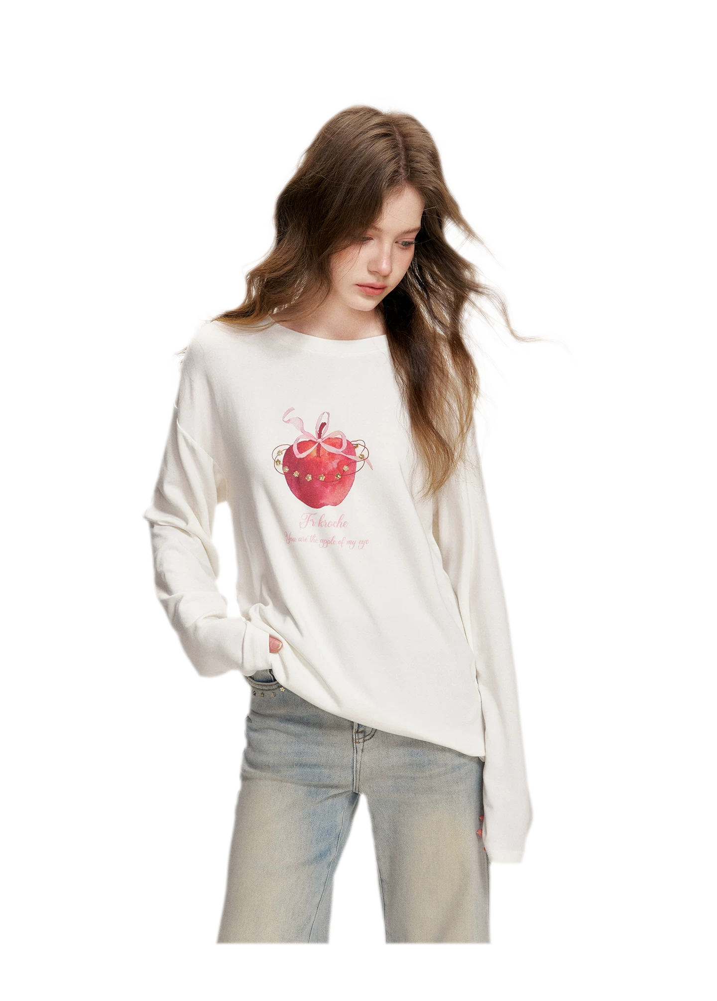Sequin Apple T-Shirt