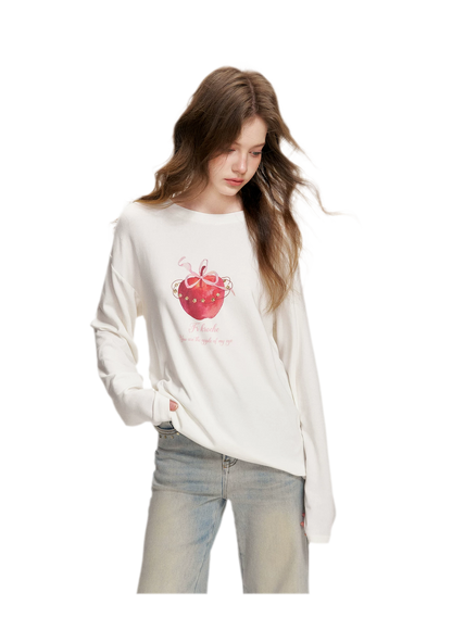 Sequin Apple T-Shirt
