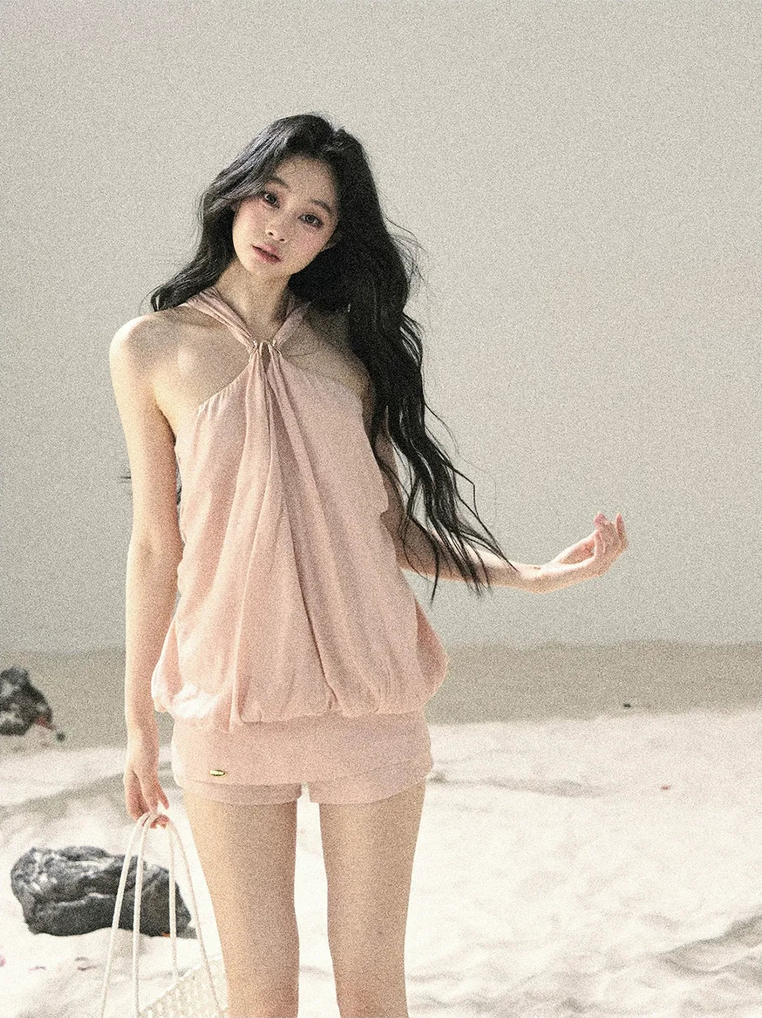 Misty Pink Culotte Set