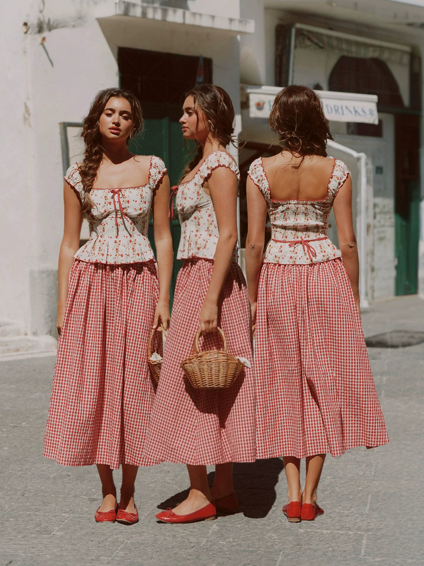 Cotton Floral Fitted Sundress