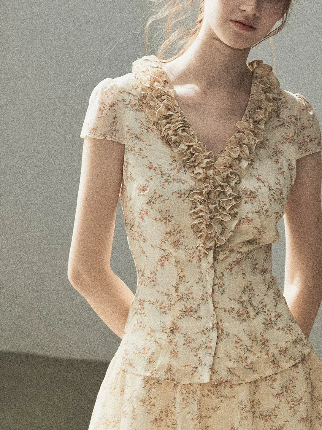 Floral Ruffle Set
