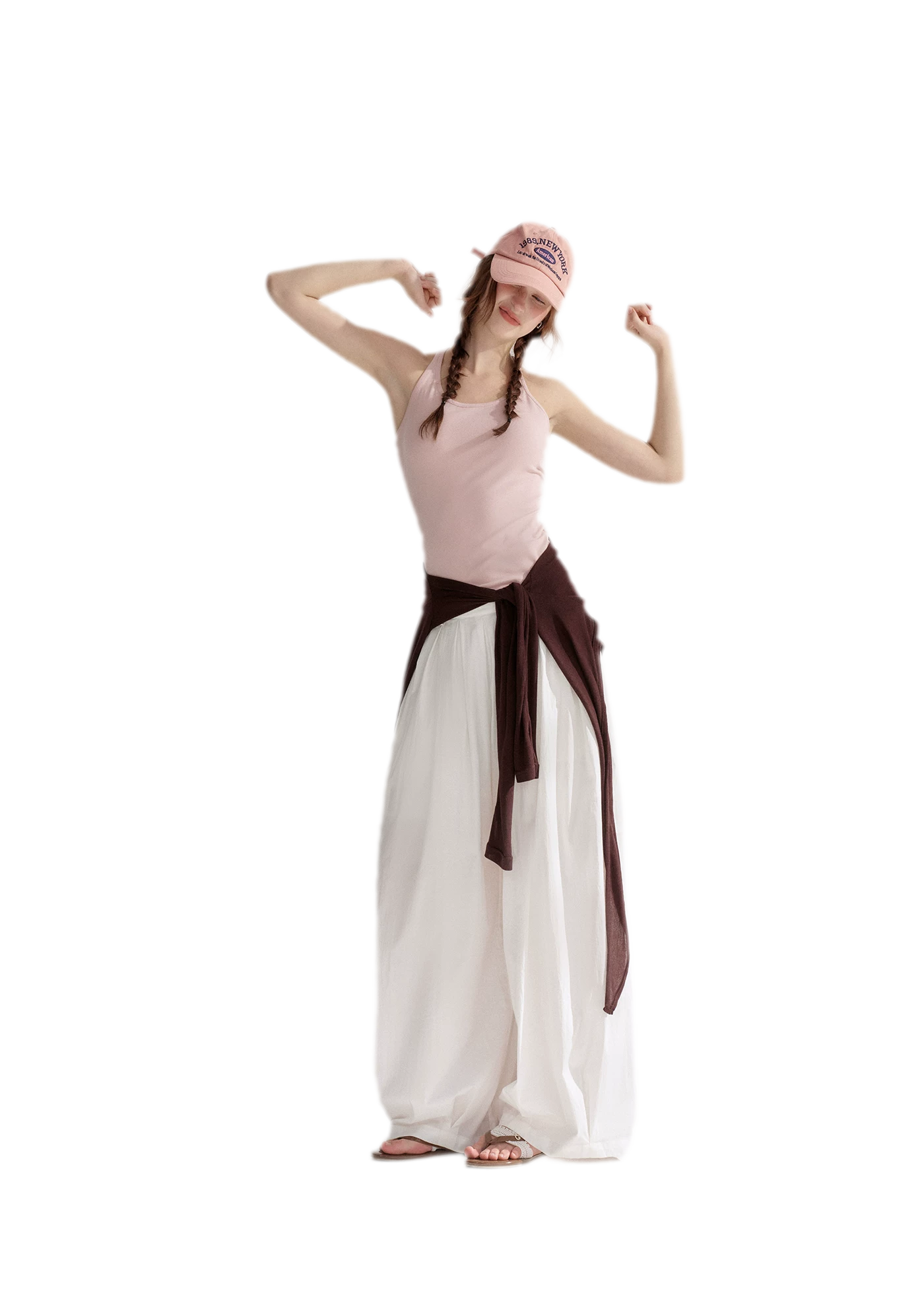 Tie Front Shrug Tank