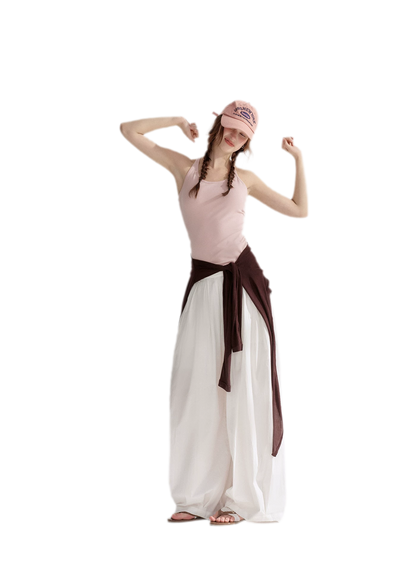 Tie Front Shrug Tank