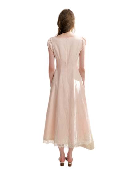 French Lace Long Dress