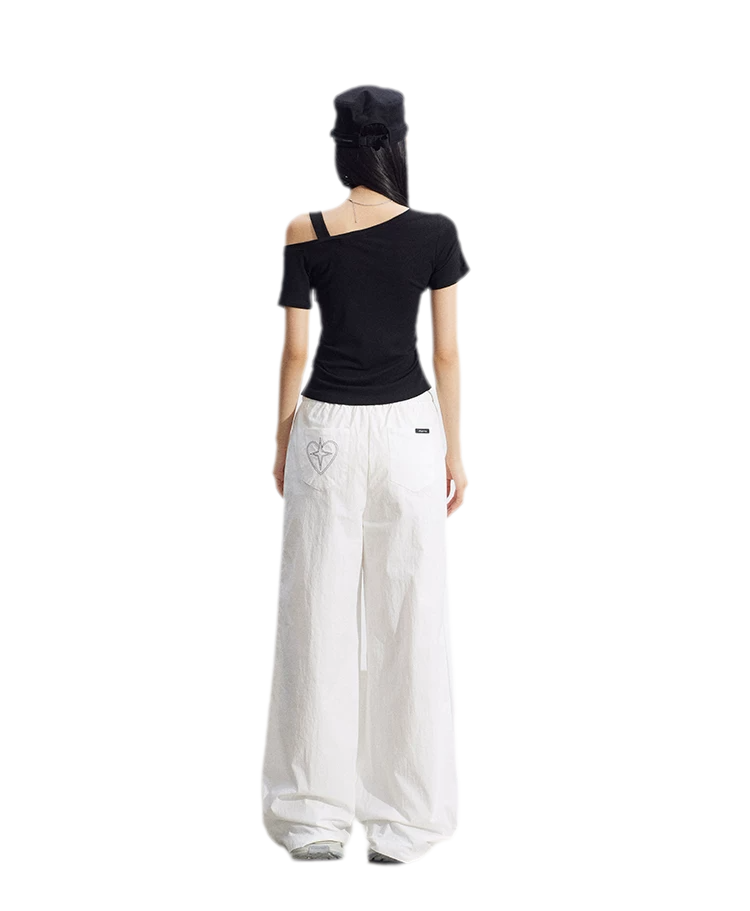 One-Shoulder Butterfly Tee