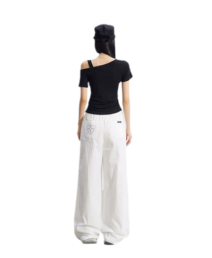 One-Shoulder Butterfly Tee