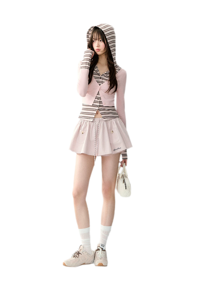 Cotton Lyocell Pocket Skirt
