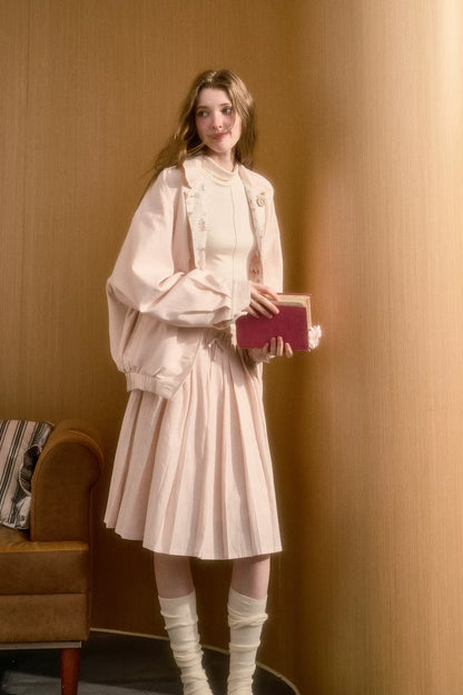 Printed Reversible Oversized Jacket