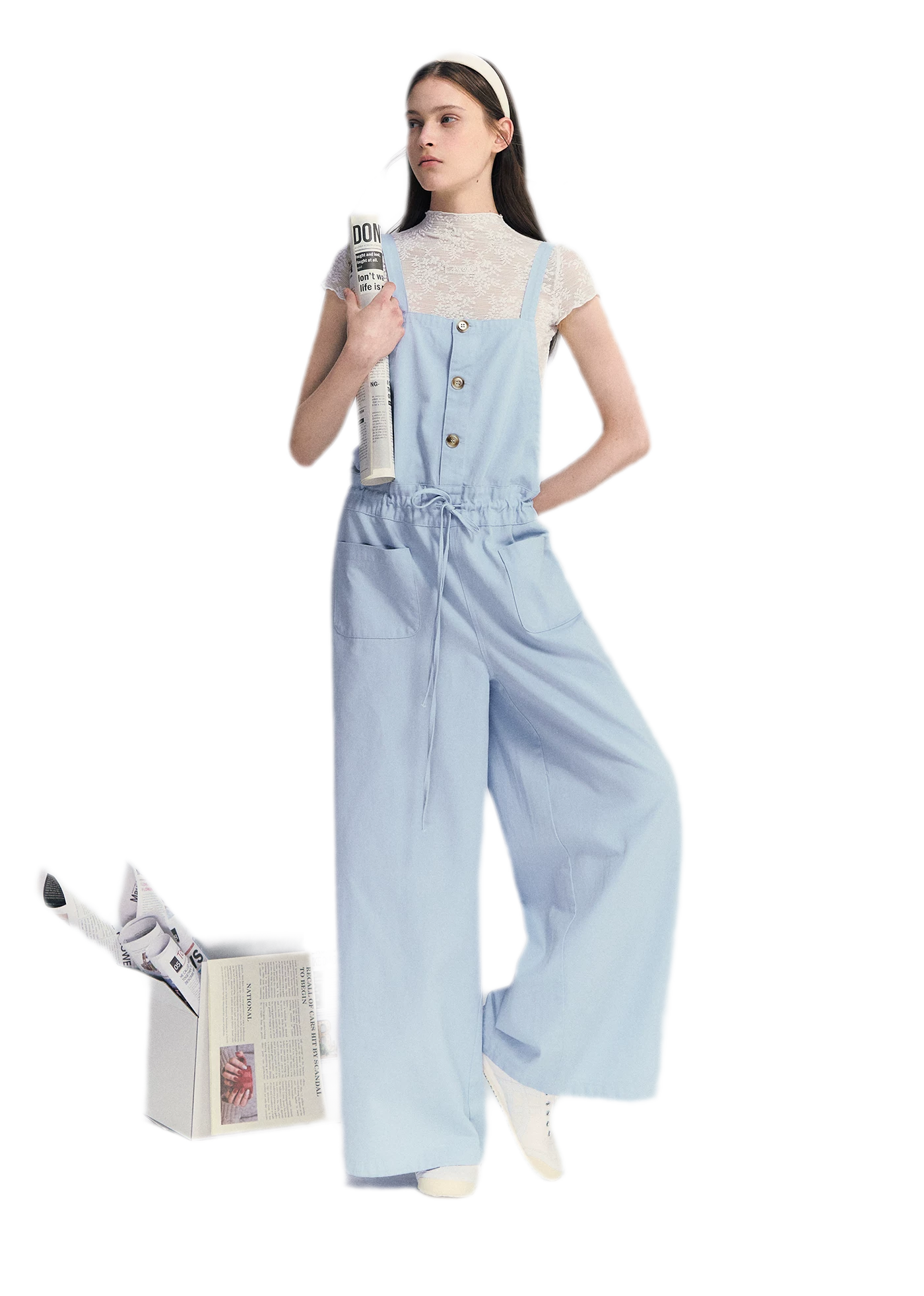 Drawstring Jumpsuit