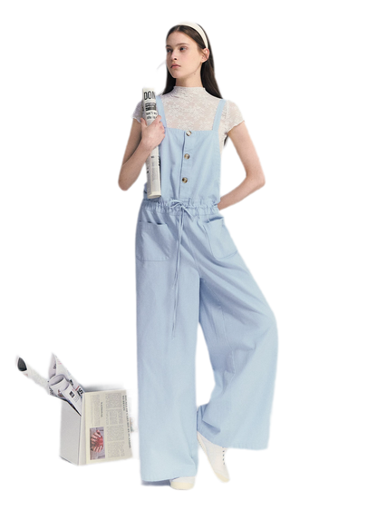 Drawstring Jumpsuit