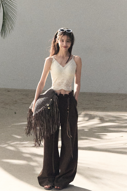 Lace Slim Camisole Top