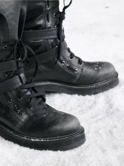 Punk Foldover Platform Boots