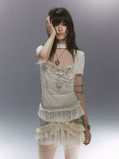 Butterbone Gothic Lace Top