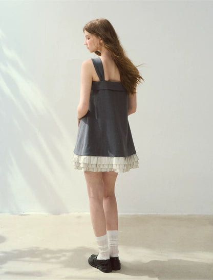 Halter Bow A-Line Dress