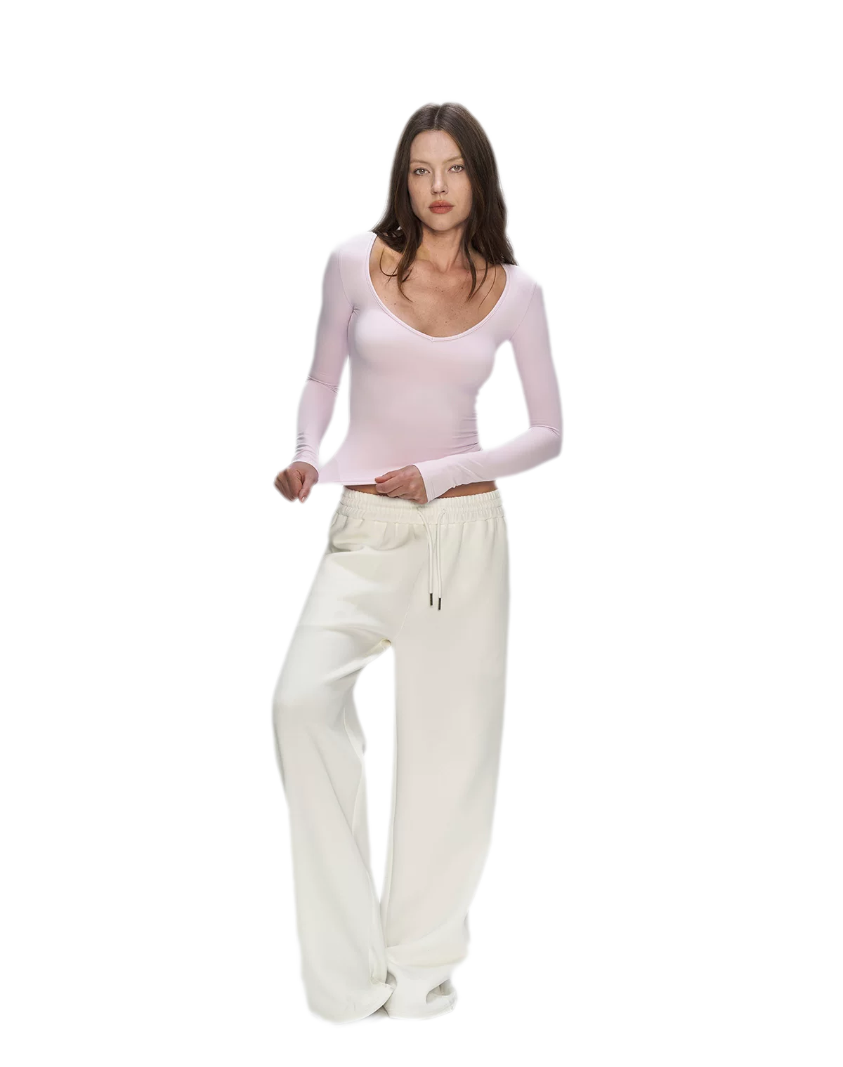Bare-Feel V-Neck Top