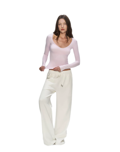 Bare-Feel V-Neck Top
