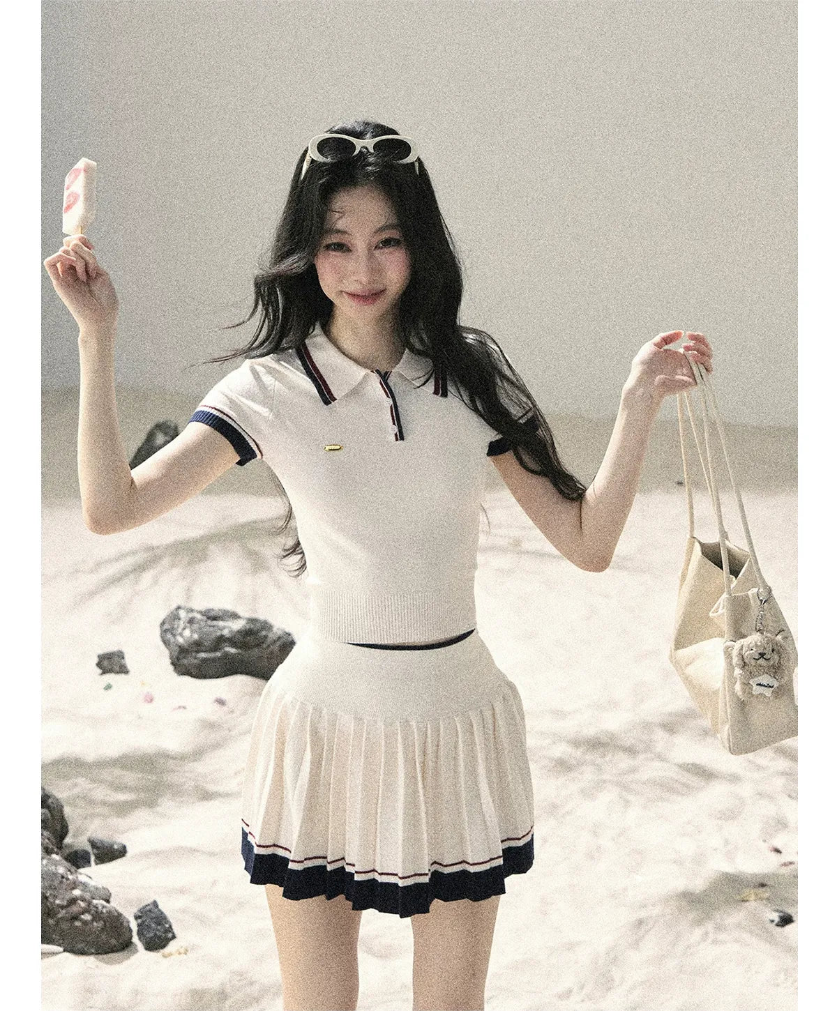 Crushed Moonlight Knit Set
