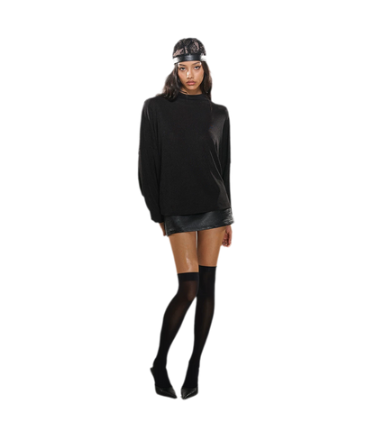 Rhinestone Open-Back Batwing Dress
