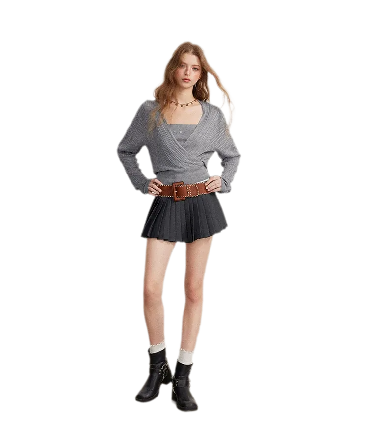 Lightweight Ribbed Knit Set