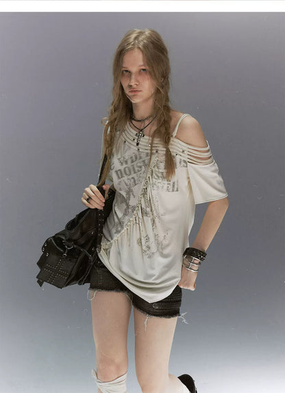 Punk Tencel Studded Tee