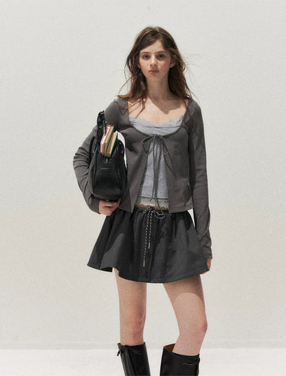 Lace Layered Long-Sleeve T-Shirt